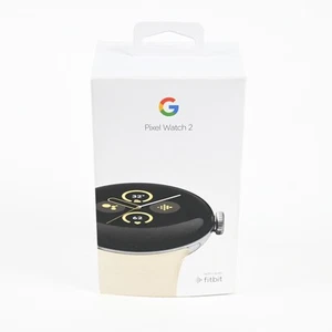 Google Pixel Watch 2 w/ Fitbit - Silver Case - Porcelain Band - Wi-Fi - Picture 1 of 1