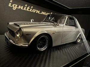 New 1 18 IG2712 DATSUN Fairlady 2000 SR311 Silver Ignition Model Datsun Fairlad - Picture 1 of 10