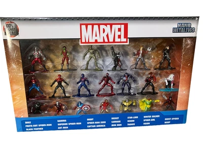 Jada Nano Metalfigs Marvel 20 Pack  2019  Spider-Man, Venom, Carnage, Thanos - Image 1 of 4