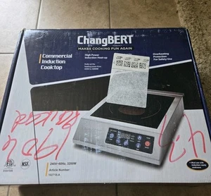 Piano cottura commerciale a induzione Changbert 3200w usato con adattatore spina - Foto 1 di 3