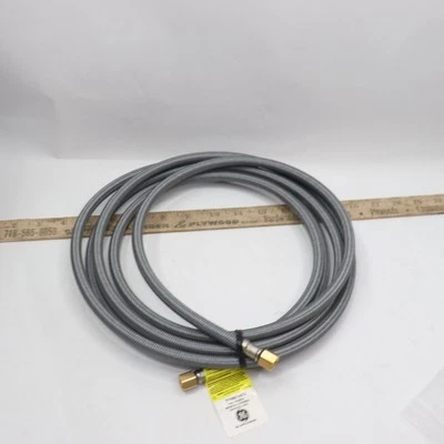 Manguera trenzada para hacer hielo GE acero inoxidable 12' WX08X10012 Foto 1 de 4