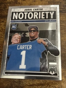 2025 Mosaic Football Abdul Carter RC Notoriety  - Bild 1 von 2