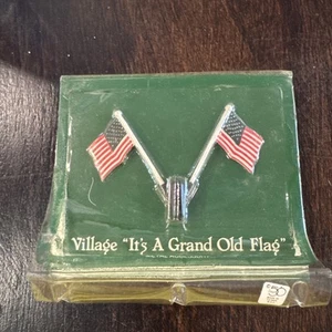 Department 56 "It's a Grand Old Flag" American Flag miniature.  5417-8 - Picture 1 of 2