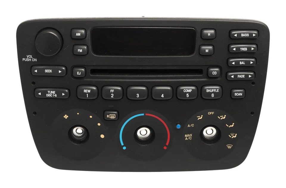 Ford Taurus Mercury Sable 2000 2001 2002 2003 2004 AM FM Radio CD con Bluetooth Foto 1 de 4
