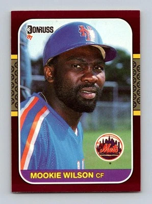 1987 Donruss Opening Day #129 Mookie Wilson - Image 1 of 2