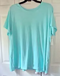Camiseta Aruba Azul Talla 2X Laura Scott Algodón Nueva con Etiquetas - Imagen 1 de 2