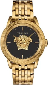 Versace VERD00819 Palazzo Empire black gold Stainless Steel Men's Watch NEW - Picture 1 of 7