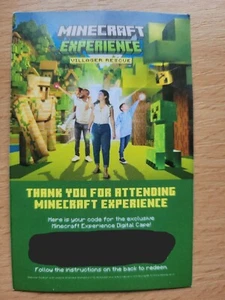 Minecraft Digital Cape Code Minecraft Experience Villager Rescue London - Bild 1 von 2
