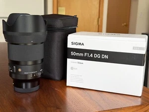 Sigma 50mm f/1.4 DG DN Art Lens (Sony E) - Picture 1 of 8