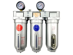 1" Super Duty Inline Compressed Air Filter Clean system 3 Stage Manual Drain - Picture 1 of 7