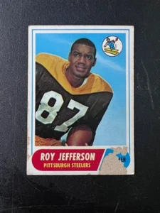 1968 TOPPS FOOTBALL SET-BREAK #85 ROY JEFFERSON - Picture 1 of 2