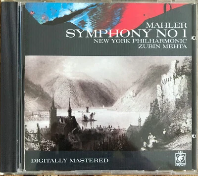 Gustav Mahler・Symphony No. 1・"The Titan"・Zubin Mehta: NYP・CD・©1989 CBS・NM! - Bild 1 von 4