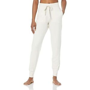 Pj Salvage Women'S Loungewear Oatmeal Slounge Banded Pant Size L