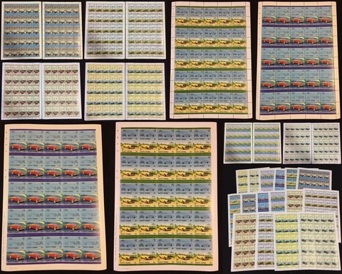 TUVALU Cars Automobiles Sheets x 16(800 Stamps)MNH.( BLK31) Cover