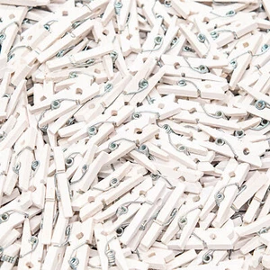 Mini Heringe - WEISS - 25mm - 1000 Stück - Bild 1 von 1