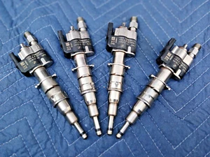 07-16 BMW E90 E60 E60 E65 E70 E71 F10 E82 N54 63 Fuel Injectors Set 4 *Index 11* - Picture 1 of 10