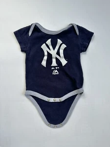 NY Yankees Toddler One Piece Size 3-6 Months Blue - Picture 1 of 4