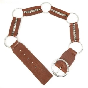 Michael Kors Leather Fashion Belt Womens Small Genuine Leather 30"-34"x 2.25"  - Picture 1 of 7