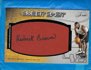 KEDRICK BROWN AUTOGRAPH 2001-02 SWEET SHOT BOX TOPPER BASKETBALL PANEL CELTICS # - Picture 1 of 2