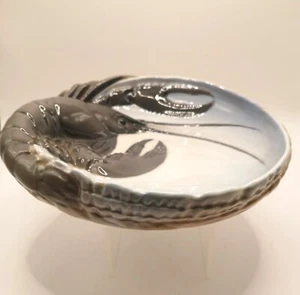 De colección. Cuenco de langosta de porcelana Royal Copenhagen años 80 diseñador Jorgen Balslov - Imagen 1 de 6