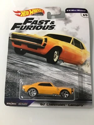 HOT WHEELS FAST & FURIOUS ‘67 CHEVROLET CAMARO - Image 1 of 2