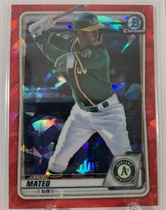 2020 Bowman Chrome Prospects Red Refractors #BCP138 Jorge Mateo /15 - Picture 1 of 5