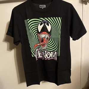 Marvels Venom Graphic T-Shirt Black Size M, Never Been Worn - Picture 1 of 3