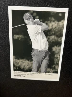 2024 UD Portfolio Golf Wire Photo 112 Matt Kuchar - Image 1 of 2