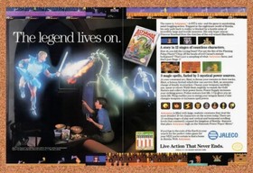 1989 Astyanax NES Original Advertisement / Retro Wall Art v3