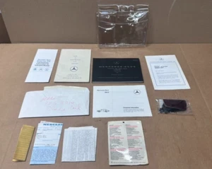 70s Mercedes Benz 220 230 240 115 Original Owners Booklets w/ Key chain & Sleeve - Picture 1 of 16