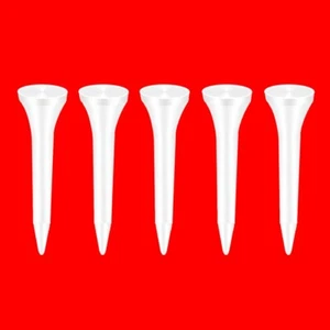 5x USA 1.65inch Schima White PTS Plastic Golf Tees Wholesale Shortee Golf Tees - Picture 1 of 1