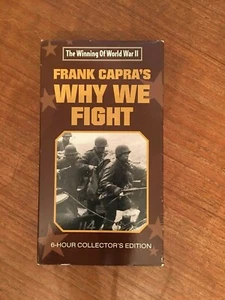 FRANK CAPRA'S - WHY WE FIGHT- 6 HOUR VCR TAPE - Bild 1 von 2
