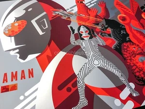 Tom Whalen Ultraman 55th Anniversary Limited Foil Variant #/66 Art Print Poster - Picture 1 of 8