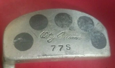 Raro Putter Otey Crisman Vintage 77 S Cabeza de Mazo Derecha 35" Eje de Acero Foto 1 de 4