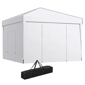10x10 ft EZ Pop Up Canopy with Sidewalls Portable Tent for Party Outdoor Shelter - Picture 1 of 9