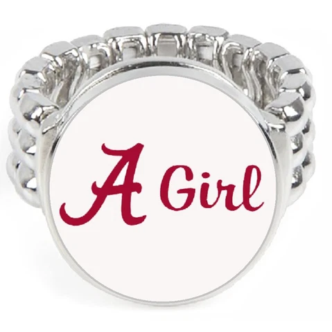 Alabama Girl Crimson Tide Mens Womens Ring Jewelry Gift Fits All Sizes D2 Spec Cover