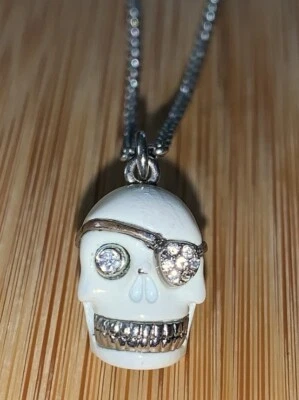 Juicy Couture Limited Edition 2010 Skull Pirate Necklace - Image 1 of 4