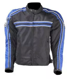 Men's Nylon Black Cycle Jacket Foam Based CE Certified Red Blue or Green Details - Bild 1 von 25
