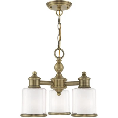 Livex Lighting 40203-01 Middlebush Mini Chandelier Antique Brass - Image 1 of 4