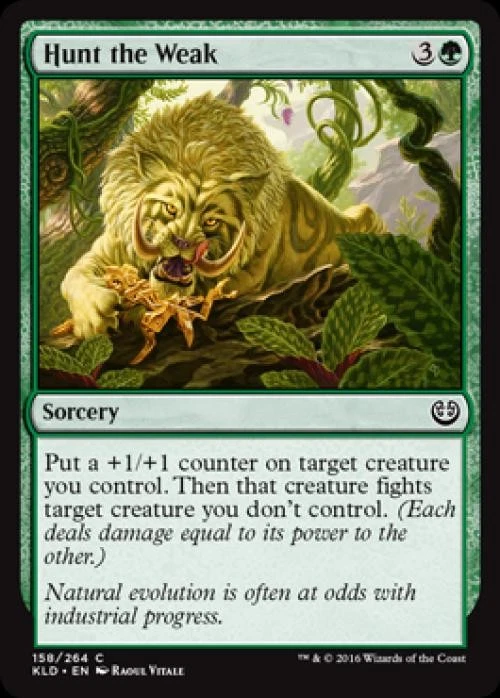 Hunt the Weak - Light Play MTG Kaladesh - Image 1 of 1