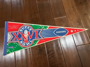 Super Bowl XXVI Redskins Vs Bills Full Size Wimpel - Bild 1 von 1