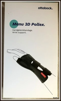 Otto Bock Manu 3D  Handgelenkbandage 4146 Größe XS Rechts schwarz - Bild 1 von 4