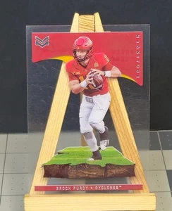2023 Chronicles DP #23 Brock Purdy MAGNITUDE 49ers Cyclones Clear Acetate Card - Picture 1 of 2