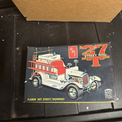 AMT 1927 STREET ROD “T” FIRE ORIGINAL Model KIT! T143! CIRCA 1974! - Image 1 of 4