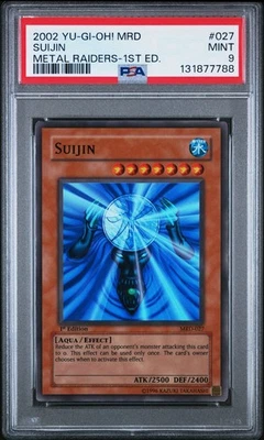 2002 Yu-Gi-Oh Suijin Metal Raiders MRD 1st Edition Super Rare PSA 9 - Image 1 of 2