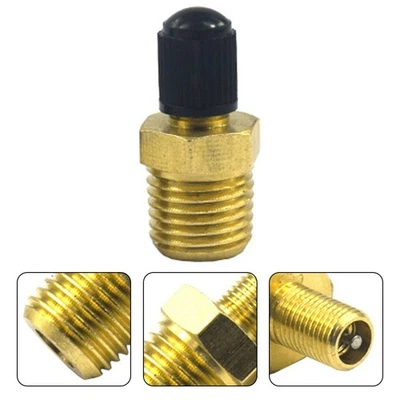Tire Valve Core Tire Valve Core Tires Parts Valve Yellow Brass Filling - Image 1 of 4