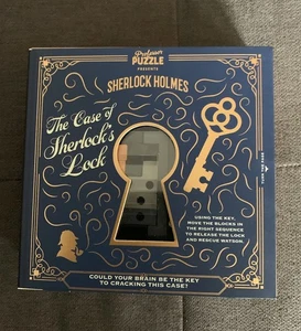 Professor Puzzle Sherlock Holmes The Case of Sherlock's Lock Brain Teaser Puzzle - Picture 1 of 5