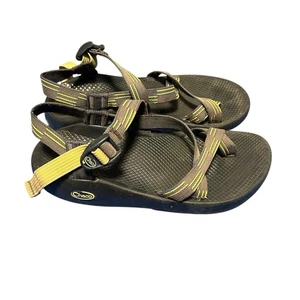 Chaco Men’s Size 9 Black Strappy Outdoor Hiking Sandals Vibram Sole M9 Womens 11 - Picture 1 of 13