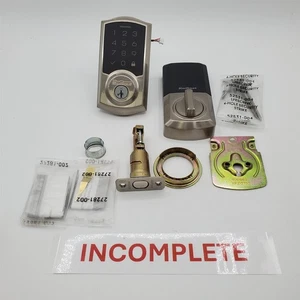 Kwikset SmartCode 270 Keyless Entry, Touchpad, Auto-Lock, Satin Nickel *NO KEYS* - Picture 1 of 2