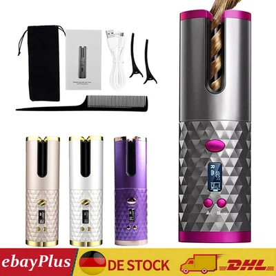 Lockenstab Automatischer Mini Lockenstab Keramischer Lockenstab usb aufladbarer - Bild 1 von 4